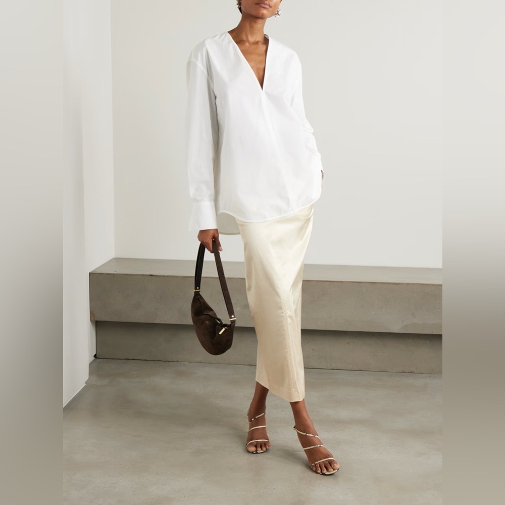 Toteme V neck Cotton Shirt